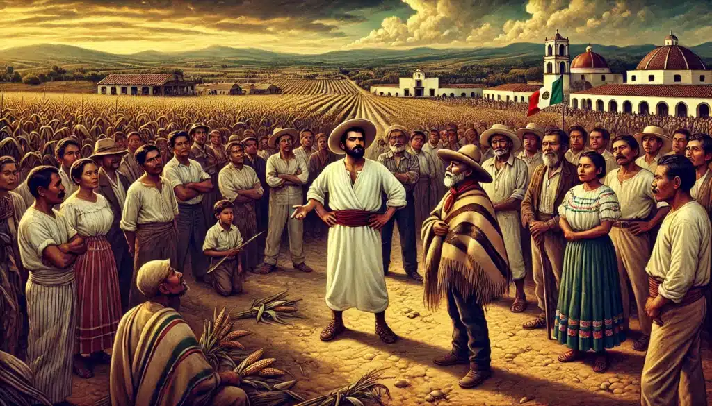 Zapata líder de los campesinos en 1909