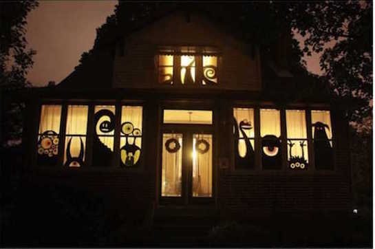 monstros ventanas dia muertos