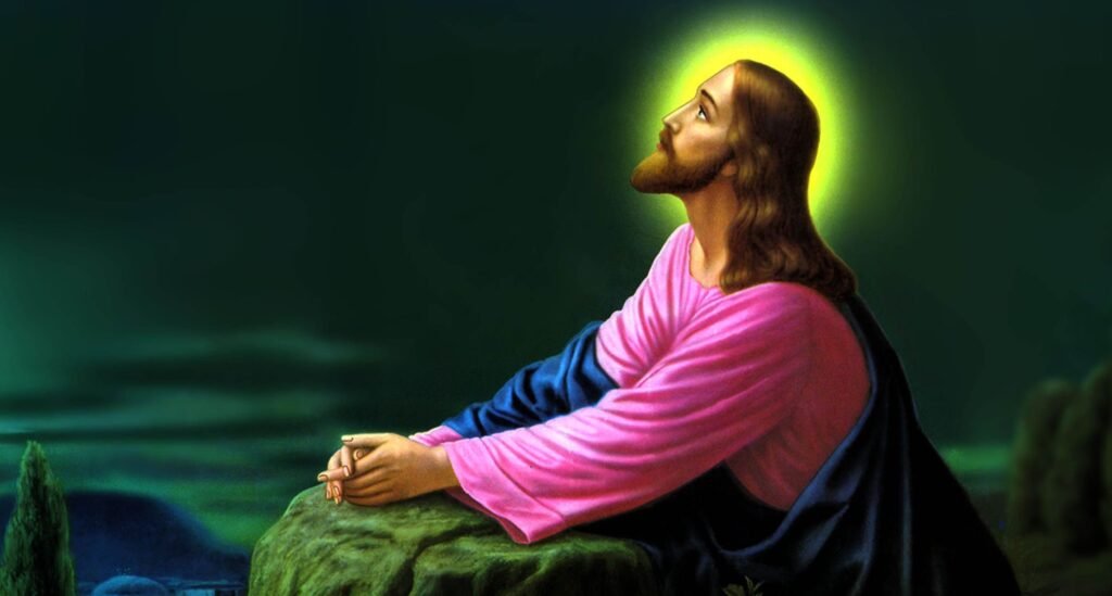 jesus rezando frecuencia
