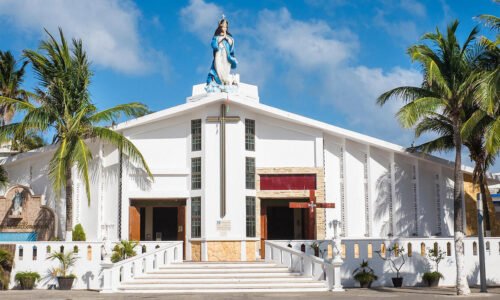 iglesia isla mujeres en el estado de Quintana Roo