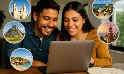 pareja planeando viajes en México 2026